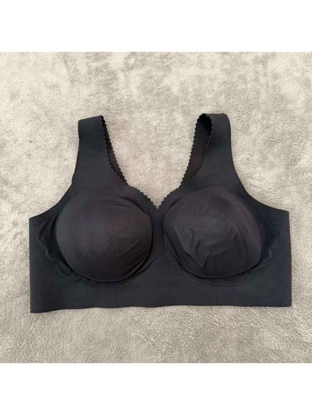 Evelyn & Bobbie The Evelyn Bra Black Womens size 3X 3XL Pads Included